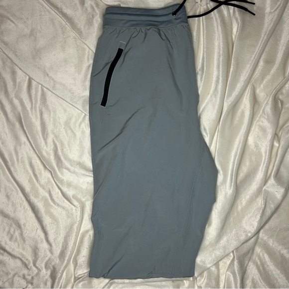 Men’s pudolla running joggers size large blue/gray loose fit like new - Picture 4 of 5